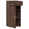 vidaXL Buffet ch&ecirc;ne marron 40x42,5x93 cm bois d'ing&eacute;nierie