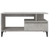 vidaXL Table basse Gris b&eacute;ton 90x49x45 cm Bois d'ing&eacute;nierie