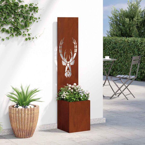 vidaXL &Eacute;cran de confidentialit&eacute; de jardin Rouill&eacute; 32 x 150 cm