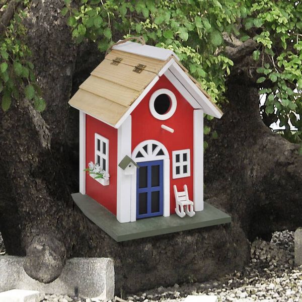 Maison/Nichoir d'oiseau Boite Rouge