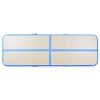 vidaXL Tapis gonflable de gymnastique avec pompe 500x100x10cm PVC Bleu