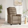 vidaXL Fauteuil de massage Cappuccino Similicuir