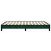 vidaXL Cadre de lit sans matelas vert fonc&eacute; 120x190 cm velours