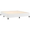 vidaXL Cadre de lit sans matelas blanc 180x200 cm similicuir