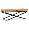 vidaXL Table basse Bois de manguier massif 110x55x42 cm
