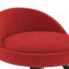 vidaXL Tabouret de bar Rouge bordeaux Velours