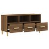 vidaXL Meuble TV Chêne marron 102x36x50 cm Bois d'ingénierie
