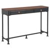 vidaXL Table console avec 2 tiroirs 120x30x75 cm Bois de sapin massif