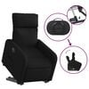 vidaXL Fauteuil inclinable &eacute;lectrique noir tissu