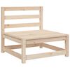 vidaXL Salon de jardin 5 pcs bois de pin massif