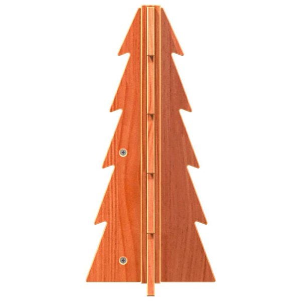vidaXL Arbre de No&euml;l en bois pour d&eacute;coration 49 cm bois de pin massif