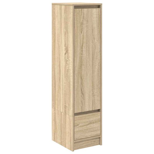 vidaXL Buffet haut ch&ecirc;ne sonoma 29,5x34x119,5 cm bois d'ing&eacute;nierie