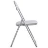 vidaXL Chaise pliante 2 pcs Blanc et Gris 48 x 43,5 x 81 cm