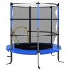 vidaXL Trampoline avec filet de sécurité Rond 140x160 cm Bleu