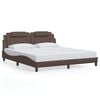 vidaXL Cadre de lit Viana sans matelas marron 180x200 cm similicuir