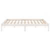 vidaXL Cadre de lit sans matelas blanc bois massif 140x190 cm