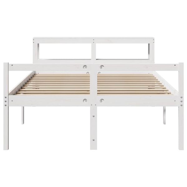 vidaXL Lit pour personne &acirc;g&eacute;e avec t&ecirc;te de lit sans matelas 120x200 cm