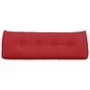 vidaXL Coussin de Dos Rouge 140 x 24 x 50 cm tissu