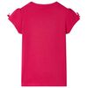 T-shirt pour enfants rose vif 116