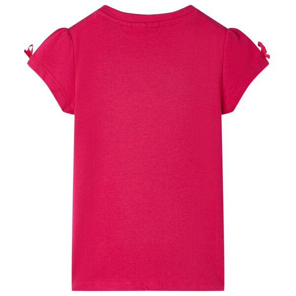 T-shirt pour enfants rose vif 116