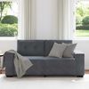 vidaXL Canap&eacute; causeuse gris fonc&eacute; 180x77x82 cm velours