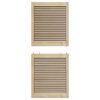 vidaXL Porte de Cabinet avec porte 4 pcs Naturel 140.5 x 2 x 59.5 cm