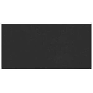 vidaXL Appui de fen&ecirc;tre Noir avec grain de bois 100 x 45 x 4,5 cm PVC