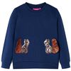 Sweatshirt pour enfants bleu marine 104
