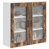 vidaXL Armoire de cuisine Ch&ecirc;ne fum&eacute; 80 x 31 x 80 cm Bois d'ing&eacute;nierie