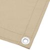vidaXL &Eacute;cran de balcon beige 90x700 cm 100% polyester oxford