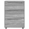 vidaXL Armoire de rangement Gris Sonoma 60 x 48 x 81 cm