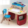 Step2 Bureau avec tabouret d'activit&eacute;s pour enfants