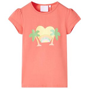 T-shirt pour enfants corail 92