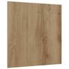 vidaXL Panneaux d&eacute;coratifs 50 pc Ch&ecirc;ne artisanal 30 x 30 x 0,27 cm
