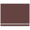 vidaXL Cadre d'auvent Marron 350 x 200 cm Polyester avec rev&ecirc;tement PU