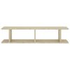 vidaXL &Eacute;tag&egrave;res murales 2pcs Ch&ecirc;ne sonoma 90x18x20cm bois d'ing&eacute;nierie