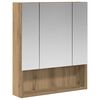 vidaXL Armoire Miroir de Salle de Bain Ch&ecirc;ne artisan 60 x 14.5 x 70 cm