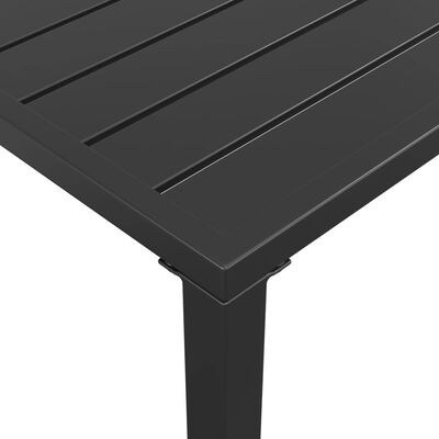 vidaXL Table à manger de jardin anthracite 110x54x70 cm acier