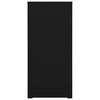 vidaXL Classeur Noir 46x62x133 cm Acier