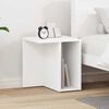 vidaXL Table d'appoint Blanc 37 x 32 x 40 cm Bois d'ing&eacute;nierie