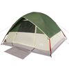 vidaXL Tente familiale &agrave; d&ocirc;me 6 personnes vert imperm&eacute;able
