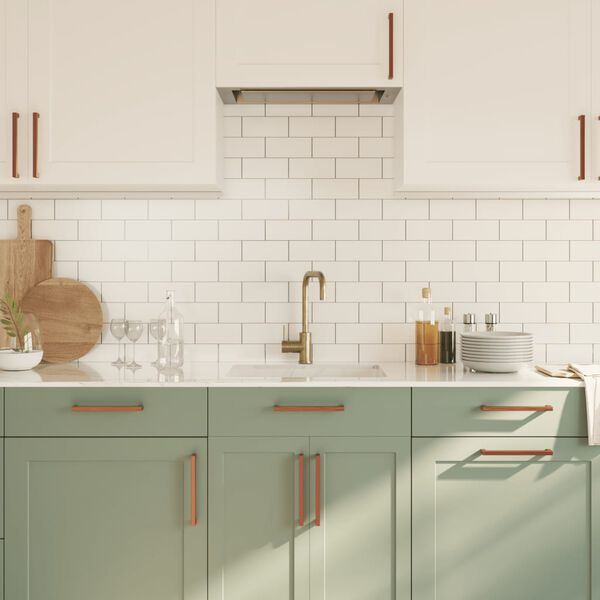 vidaXL Poignées d'armoire 20 pcs bronze 192 mm acier inoxydable