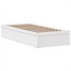vidaXL Cadre de lit sans matelas blanc 90x200 cm bois de pin massif