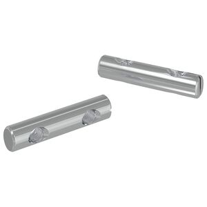 vidaXL &Eacute;crou 2 pcs Zinc&eacute; 60 x 12 mm Fer