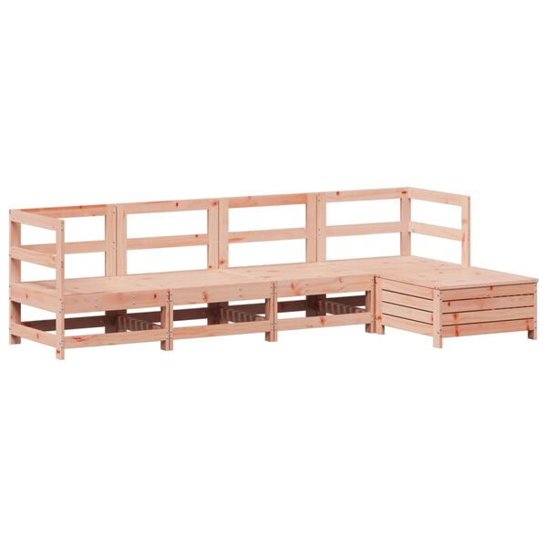 vidaXL Salon de jardin 5 pcs bois massif sapin de douglas