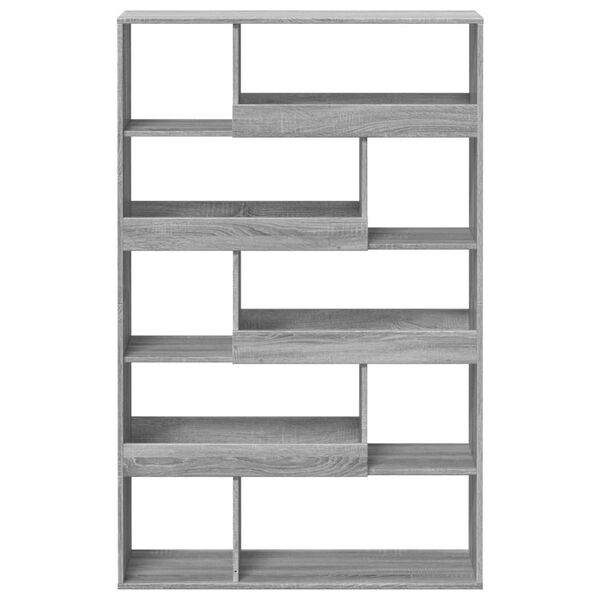 vidaXL Bibliothèque sonoma gris 100x33x156,5 cm bois d'ingénierie