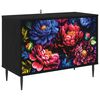 vidaXL Meuble TV KIEL 69 x 33 x 50,5 cm Ch&ecirc;ne noir Bois d'ing&eacute;nierie