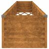 vidaXL Jardini&egrave;re sur&eacute;lev&eacute;e 482 x 50 x 36 cm Acier Corten