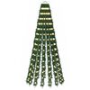 vidaXL Arbre de No&euml;l LED 150 cm 240 LED Blanc chaud Acier Vert
