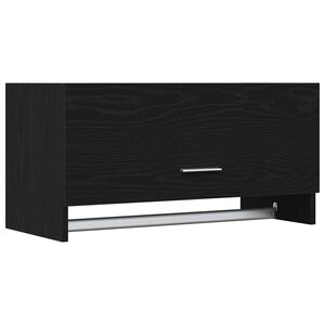 vidaXL Armoire Ch&ecirc;ne noir 70 x 32,5 x 35 cm Bois d'ing&eacute;nierie